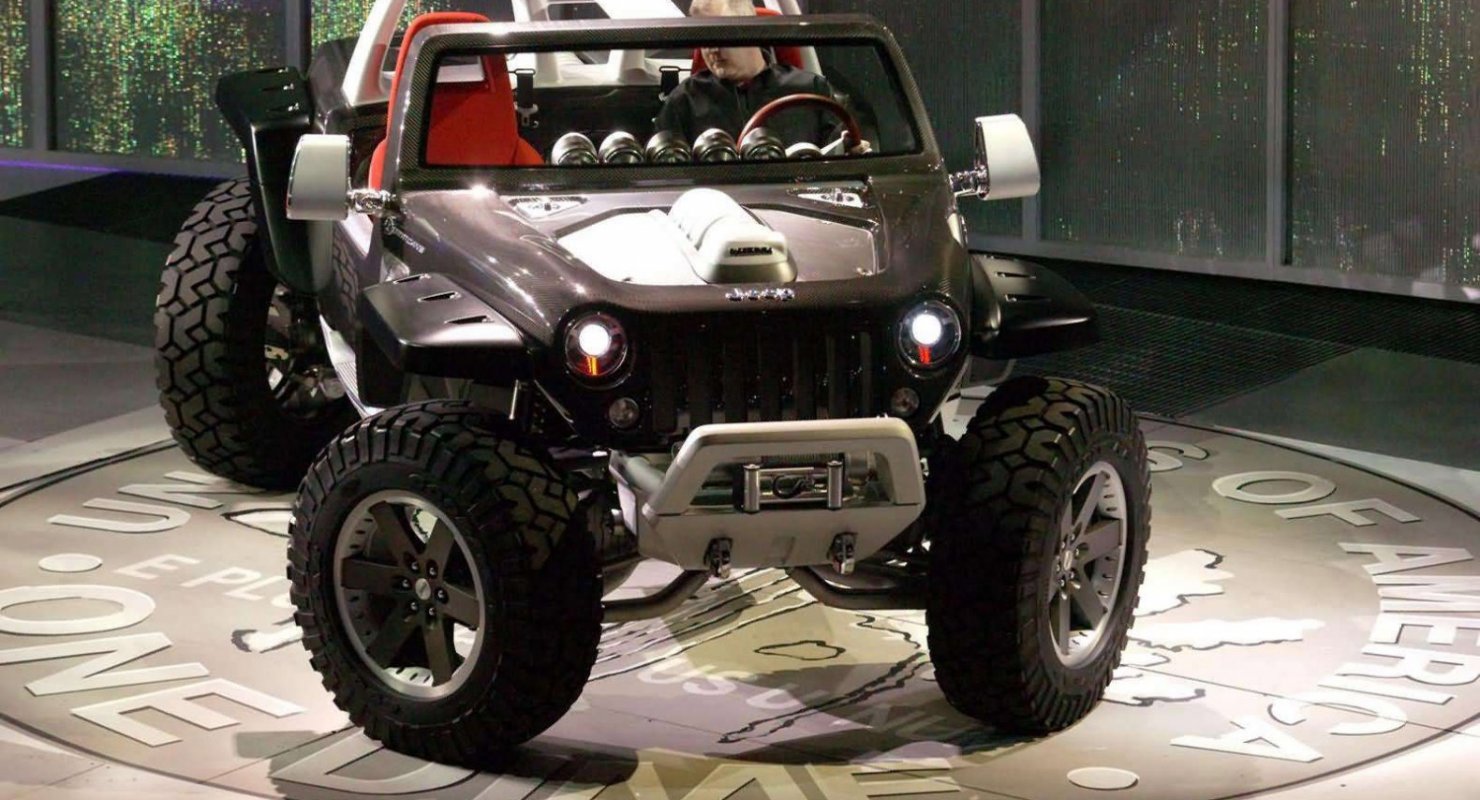 Jeep Hurricane Concept 2005 — проект автомобиля с забытыми технологиями Автомобили