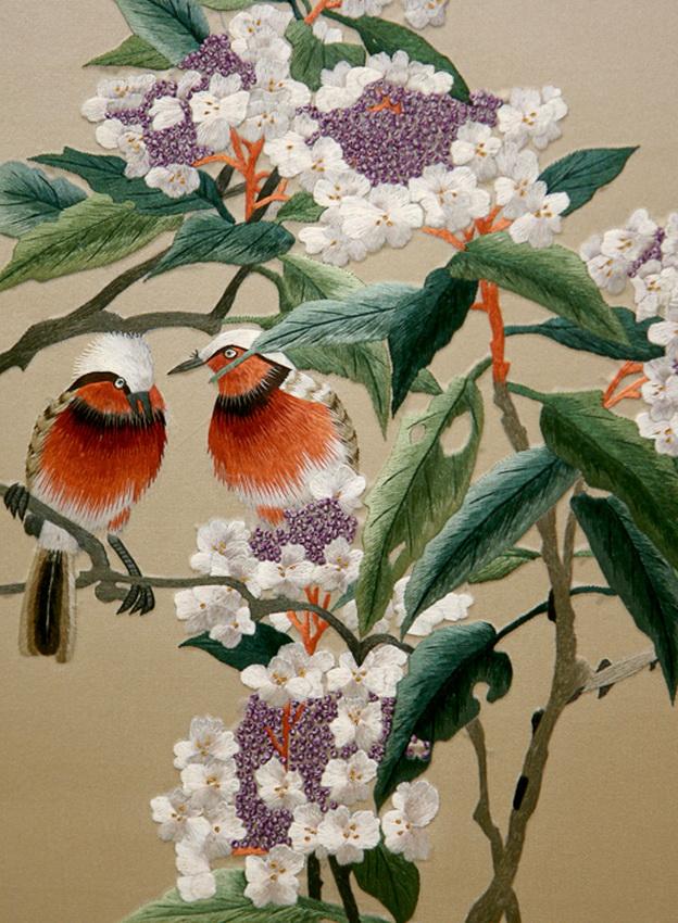 Вышивка шелком по шелку - жемчужина восточного искусства Вышивка шелком по шелку - жемчужина восточного искусства вышивка