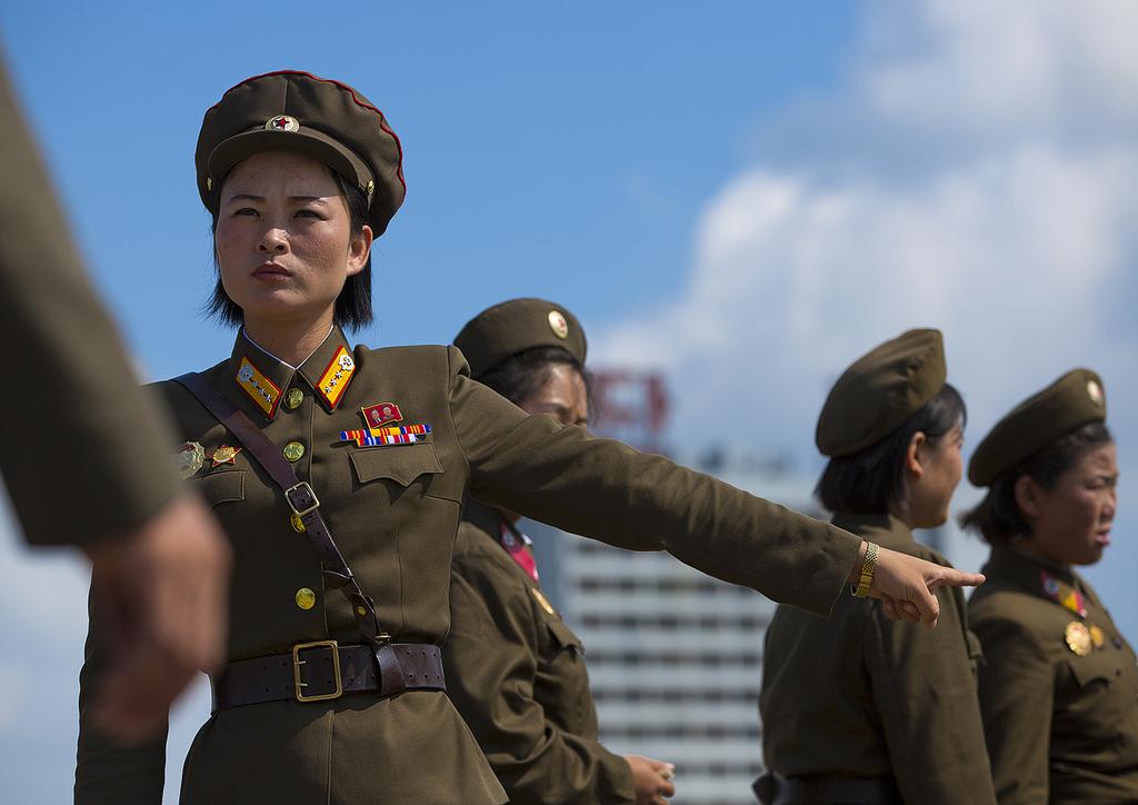 North korean teenage girl