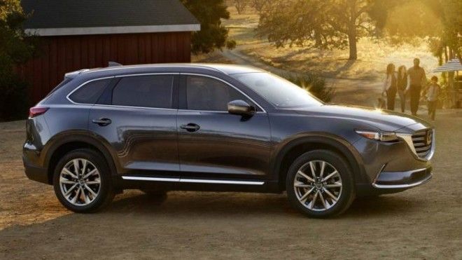 Японский среднеразмерный кроссовер Mazda CX9 2018 года Фото cheatsheetcom