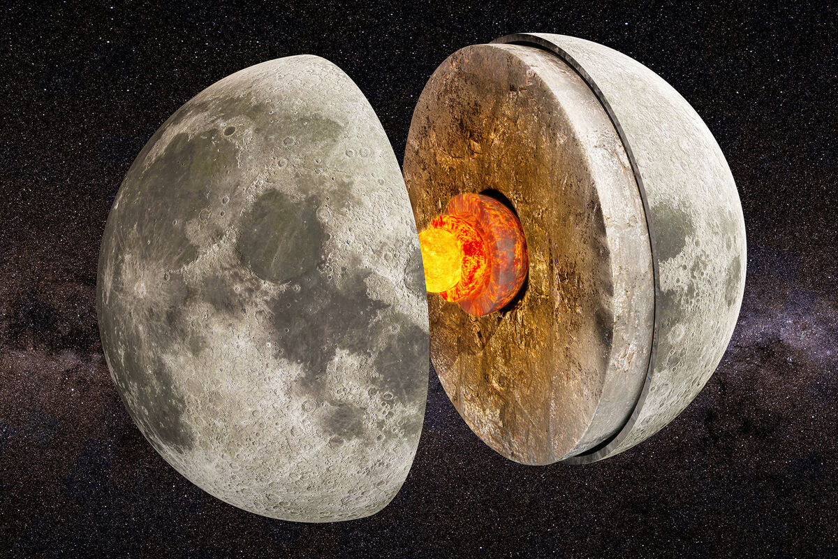 EPSL: в 740 километрах под поверхностью Луны расположен гранатовый слой
