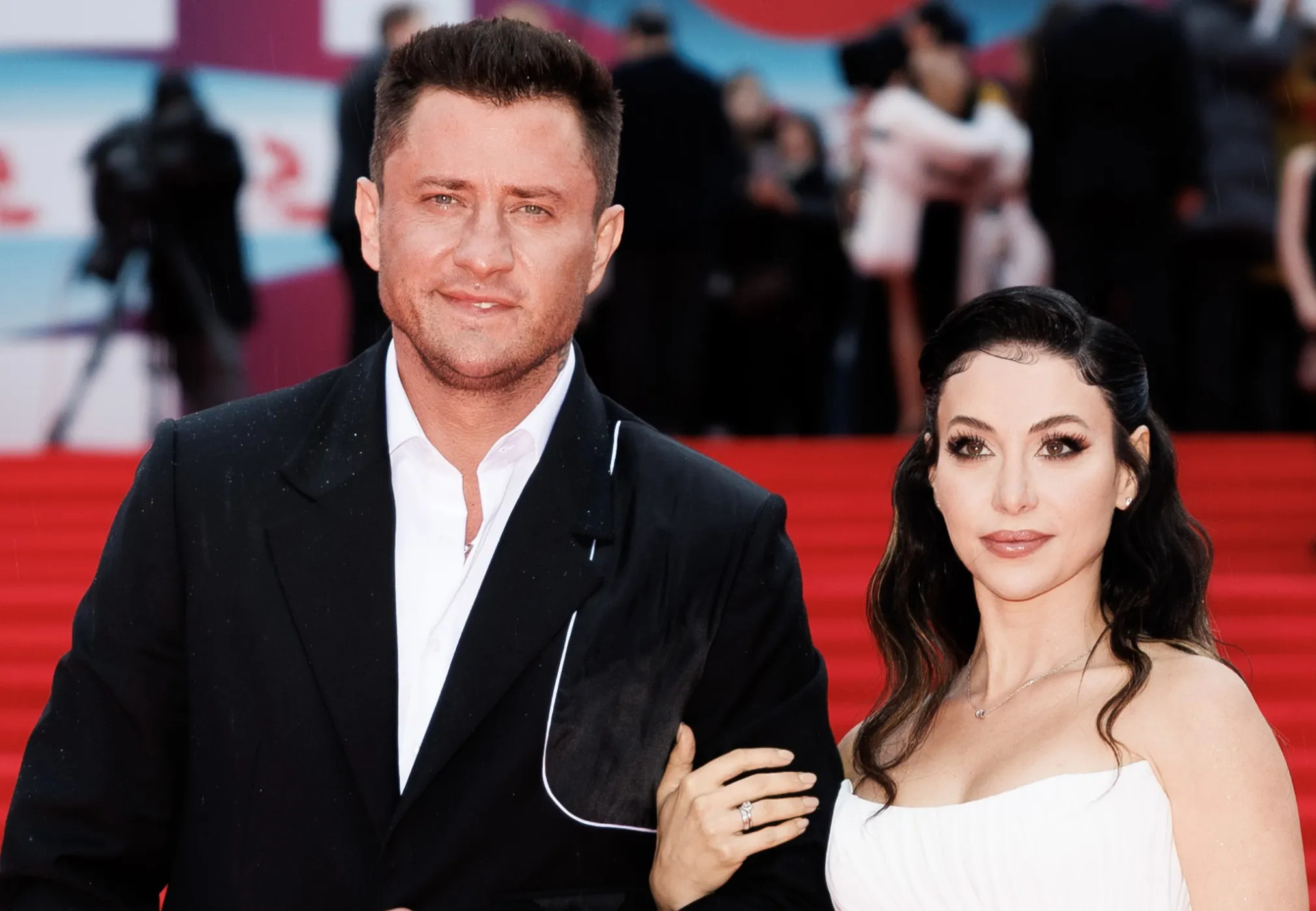 Павел Прилучный и Зепюр Брутян посетили закрытие ММКФ