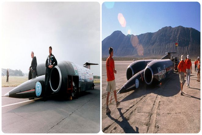 ThrustSSC (1228 км/ч)