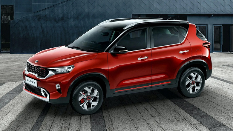 В России появились кроссоверы Kia Sonet индийской сборки — от 2,25 млн рублей