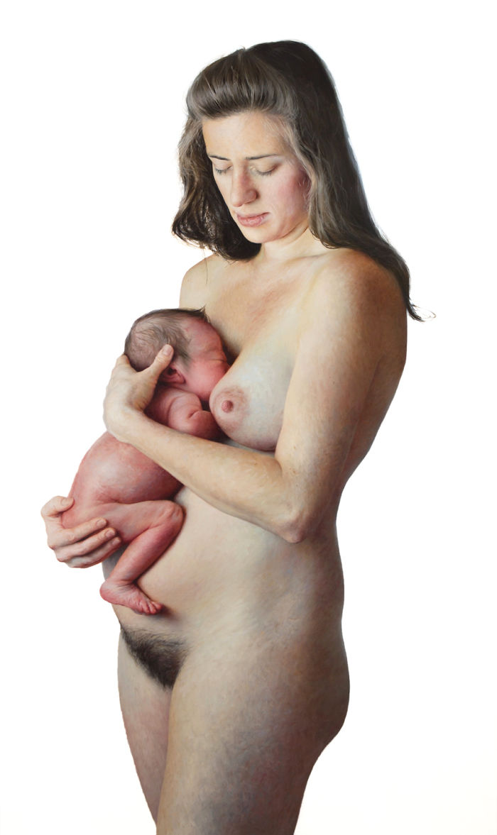 Imperfect Nude Portrait Paintings