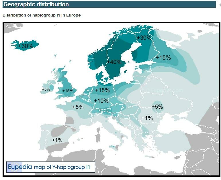 Распространение в европе. Карта гаплогруппы i1. Гаплогруппа i1 субклады. I2 гаплогруппа в России. Карта ДНК Европы.