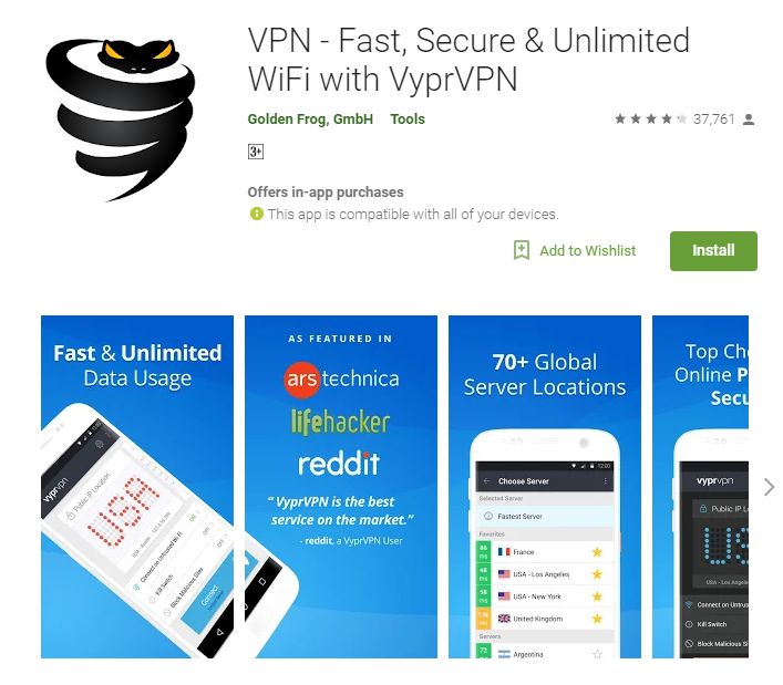 Лучшие VPN для Android