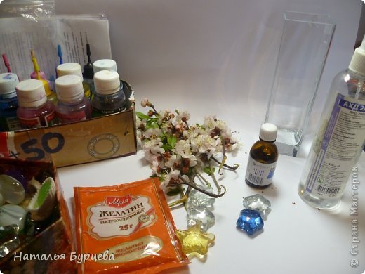 Цветы в желатине: мастер-класс Цветы в желатине: мастер-класс домашний очаг,поделки,рукоделие,своими руками