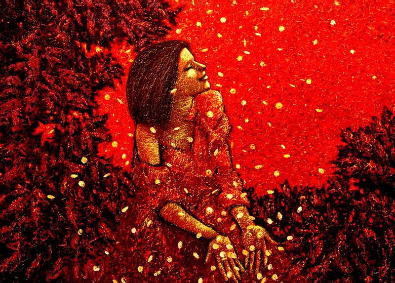 На магнетическом сеансе. Антон Павлович Чехов и художник Владимир Рябчиков Живопись