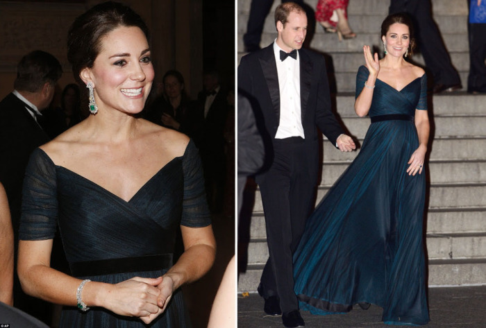 Коронный выход - великолепные вечерние платья герцогини Кембриджской Кэтрин Коронный выход - великолепные вечерние платья герцогини Кембриджской Кэтрин иконы моды