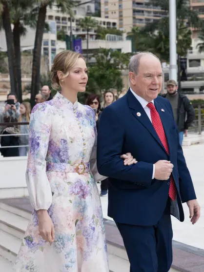 Княжеский выход: Альбер II и Шарлен на светских мероприятиях в Монако