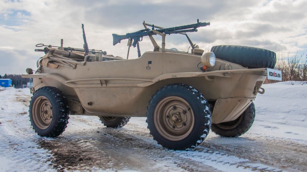 Volkswagen Type 166 Schwimmwagen вид сбоку