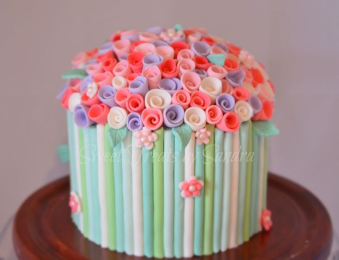 Мастер-класс для начинающих: розы для торта декор,кулинария,рукоделие,своими руками,торты