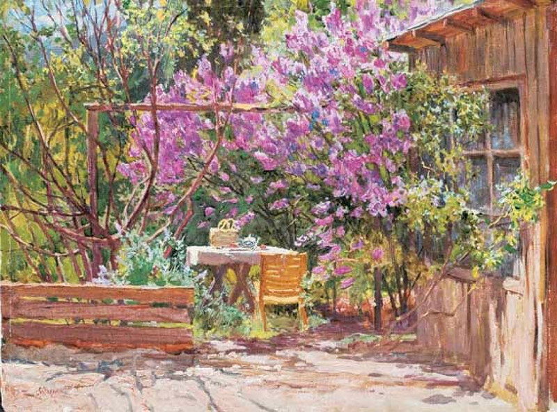 Терраса солнцем вся озарена... Петр Кузьмич Столяренко Терраса солнцем вся озарена... Петр Кузьмич Столяренко