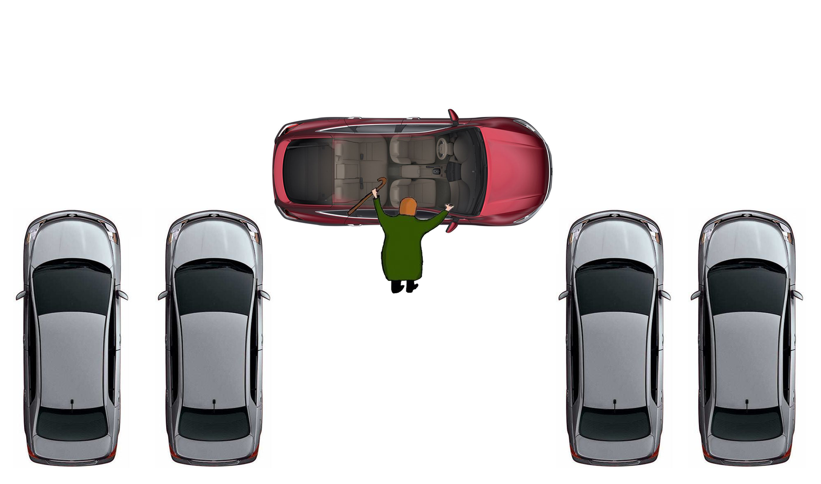 Случай на парковке