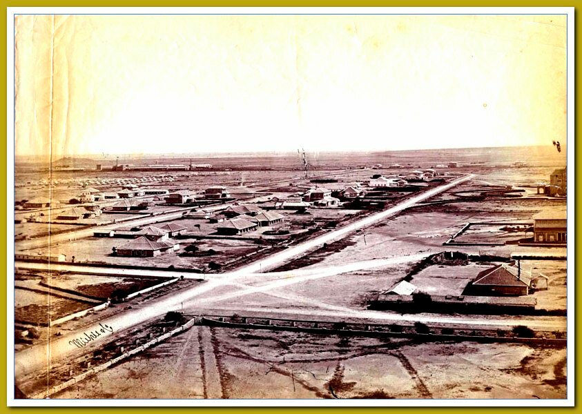 Источник Яндекс.картинки. Пакистан.Карачи.1865 год. Прямые разметки широких линий