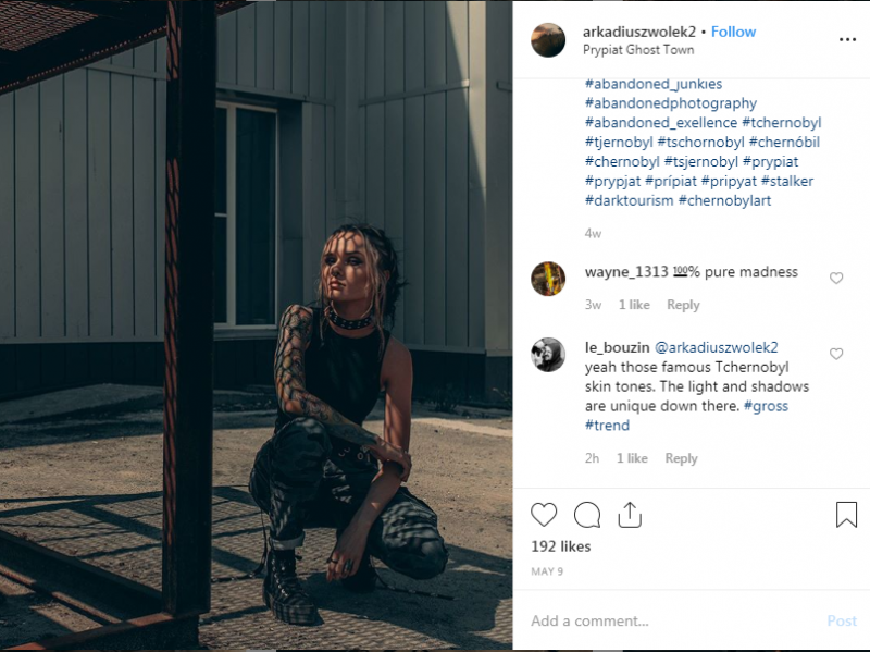 Инстаграм-модели делают откровенные фото в Чернобыльской зоне и многих это возмущает 