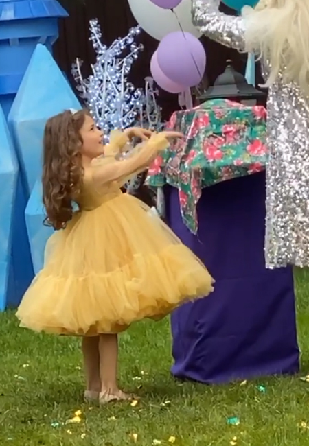 Кети Топурия устроила сказочный праздник в честь дня рождения своей дочки Оливии Дети,Дети знаменитостей