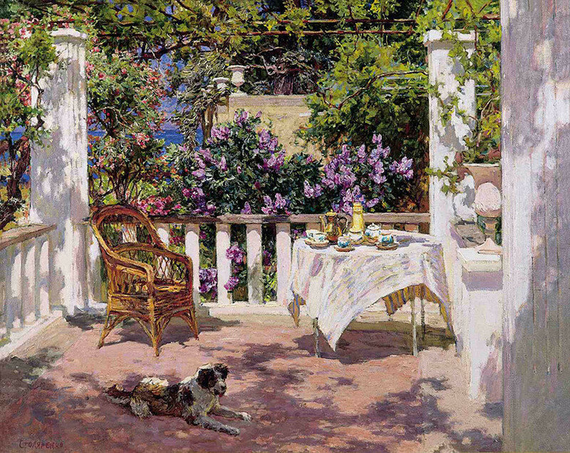 Терраса солнцем вся озарена... Петр Кузьмич Столяренко Терраса солнцем вся озарена... Петр Кузьмич Столяренко