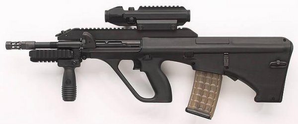 Штурмовая винтовка Steyr AUG Штурмовая винтовка Steyr AUG оружие