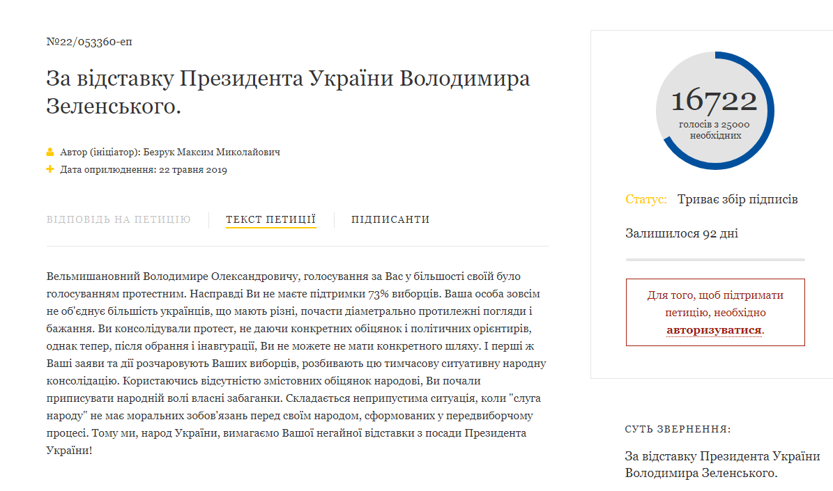 Чем грозит Зеленскому  петиция об отставке и смогут ли на Украине провернуть импичмент