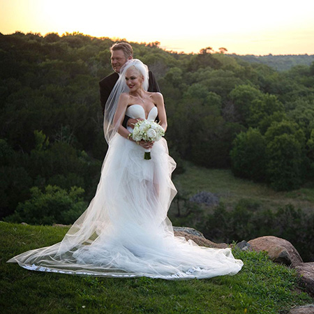 Гвен Стефани опубликовала новые снимки со свадьбы с Блейком Шелтоном Звездные пары