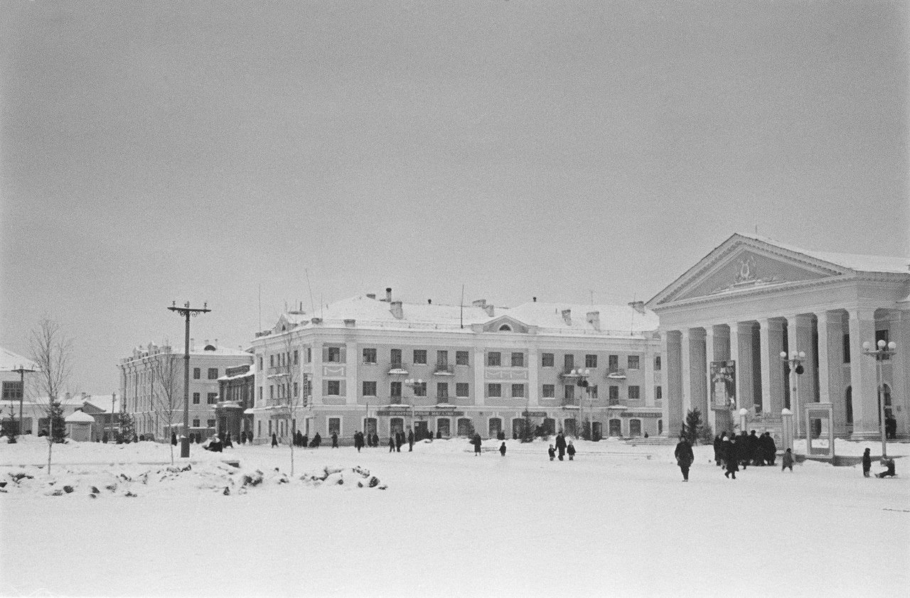Город Ухта в 1950