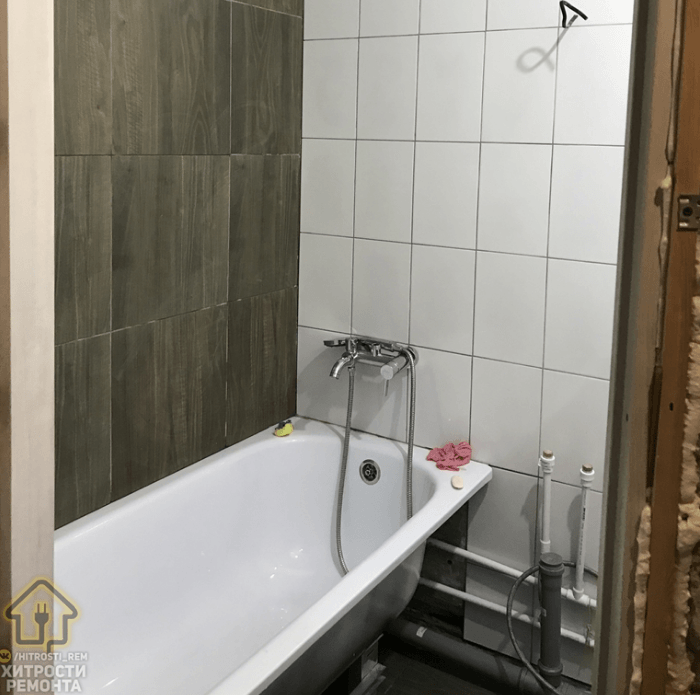 22-летний парень сделал ремонт ванной комнаты в подарок маме домашний очаг,,мастерство,мужское хобби,ремонт,своими руками,умелые руки