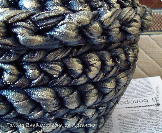 Графин - шкатулка из футболок. Мастер-класс мастер класс