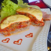 Мини-запеканки из фарша с овощами и грибами