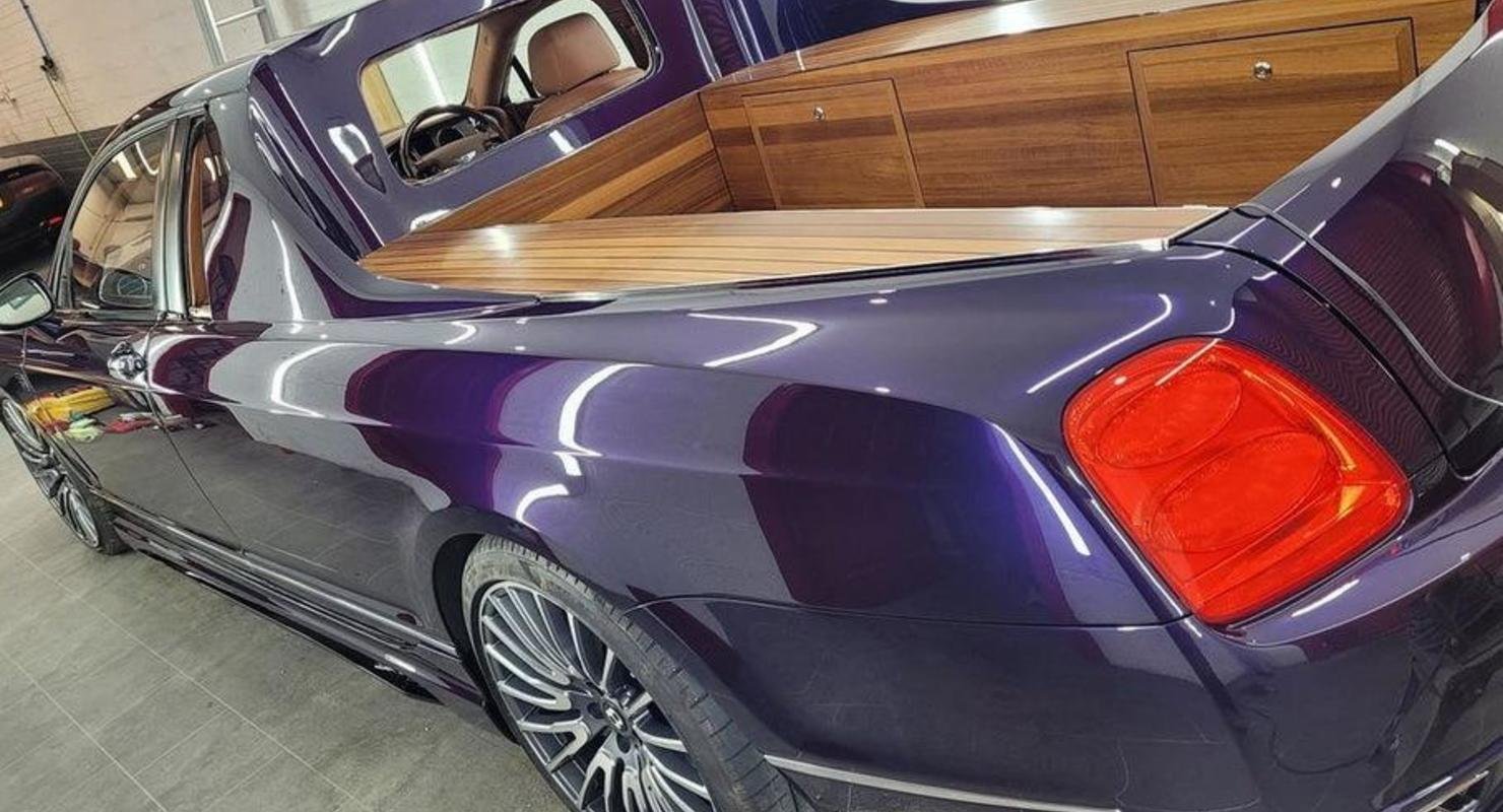 Седан Bentley Flying Spur превратили в роскошный пикап Автомобили