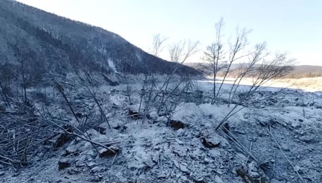 В Хабаросвском крае из-за упавшего метеорита оказалось засыпано русло реки