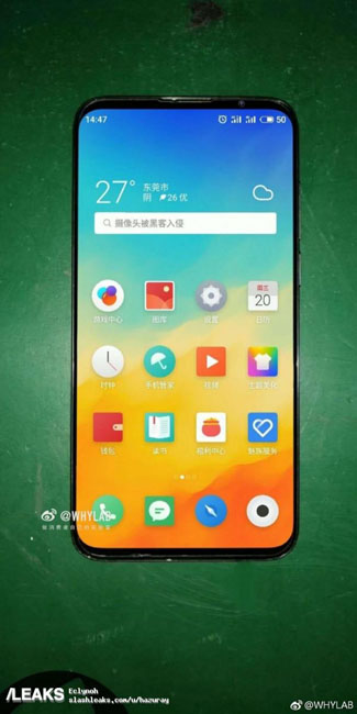 Флагманский Meizu 16s Plus без челок и отверстий появился на фотографиях новости