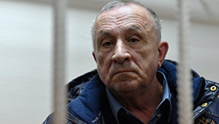 Бывший глава Удмуртии Александр Соловьев в Басманном суде. 4 апреля 2017