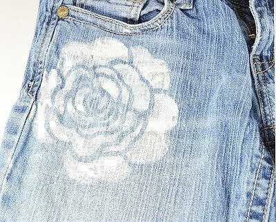 Как расписать джинсы Используйте, специальные, краски, ткани  