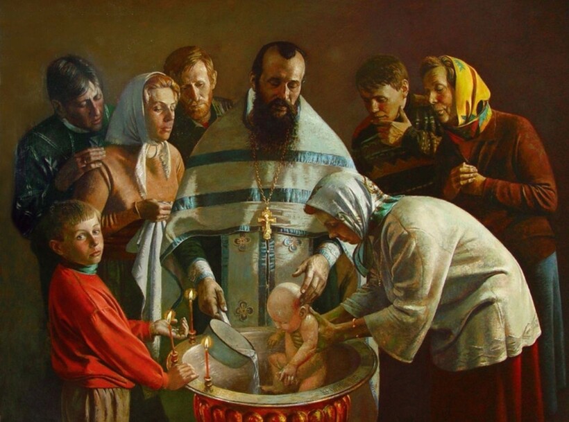 Картина «Крещение», Юрий Александрович Орлов 