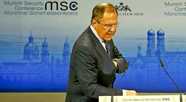 The West threw in sweat from the speech of Sergei Lavrov in Munich!  Such a tone with the West is spoken only by Moscow
