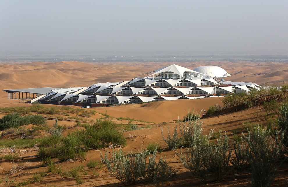 Отель Песчаный Лотос и курорт в пустыне Xiangshawan
