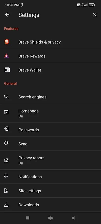 brave browser android