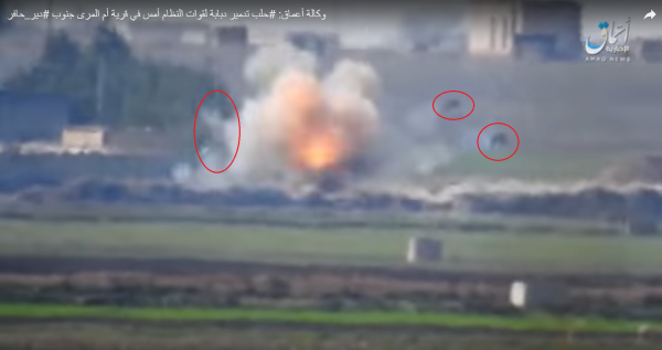 Ракета вражеского ПТРК разорвала «неубиваемый» Т-90 сирийской армии