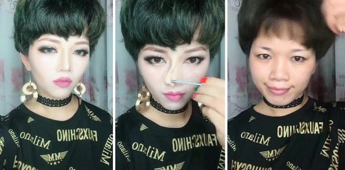 Лица девушек «до и после» макияжа: Фото, которые ещё раз доказывают то, что женщинам вообще нельзя верить 