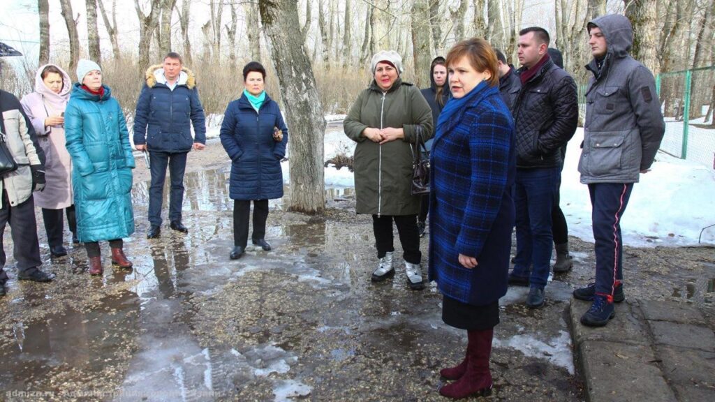 Елена Сорокина обсудила с рязанцами проект благоустройства парка имени Белякова