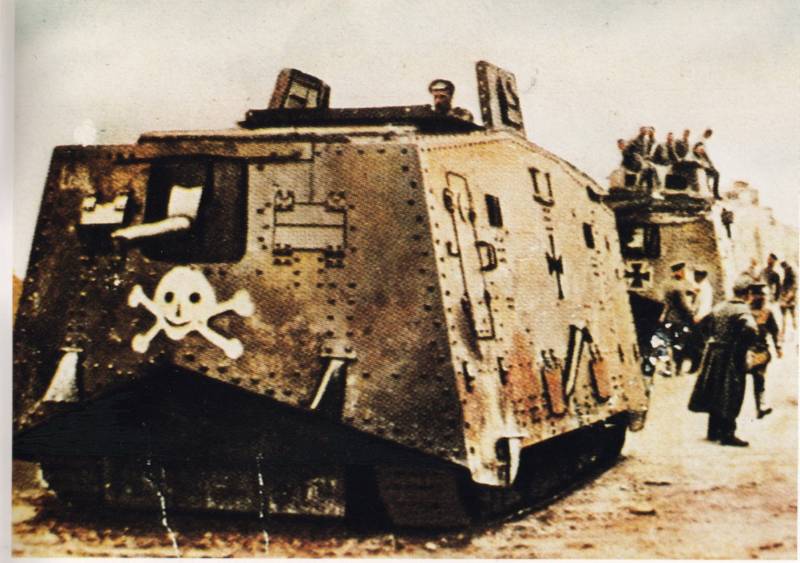 Организация и тактика танковых войск Великой войны оружие,танки