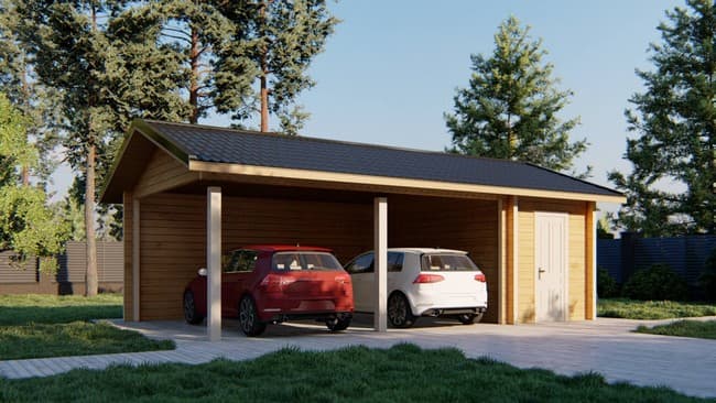 Строим открытый гараж возле дома: 28 простых идей для защиты авто от непогоды 12345678910111213141516171819202122232425262728  