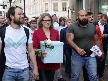 Позорное шествие: Соболь торжественно отнесла в Мосизбирком фальшивые подписи новости,события