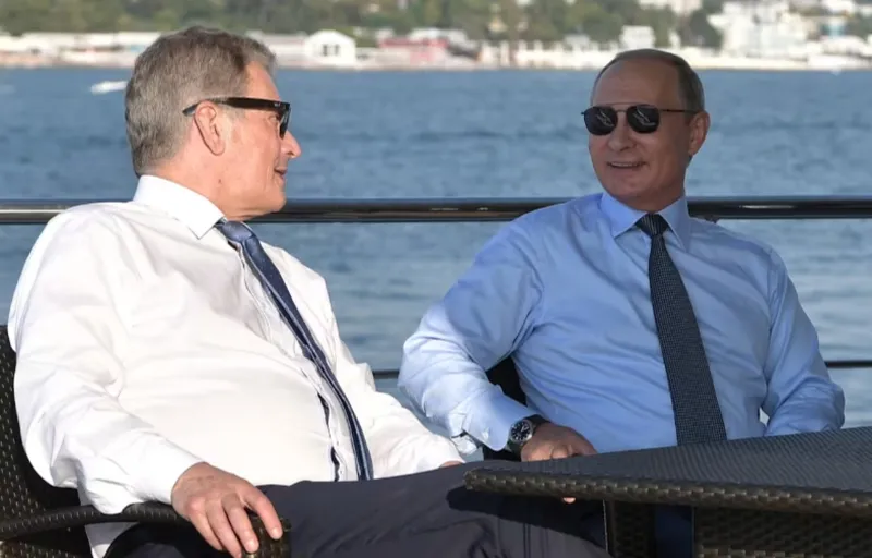 Владимир Путин и Саули Ниинистё
Фото:
Alexey Nikolsky / Kremlin Pool