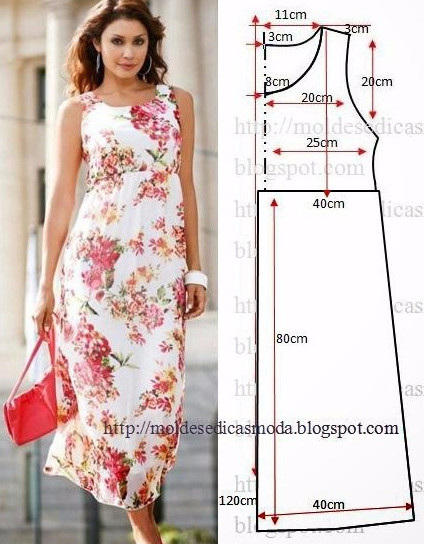 Летние платья и сарафаны с простыми выкройками Летние платья и сарафаны с простыми выкройками