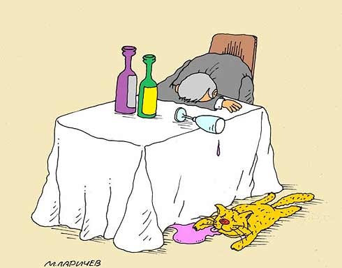 Карикатуры про алкоголь и пьяниц! алкоголь,жизнь,интересное,искусство,карикатуры