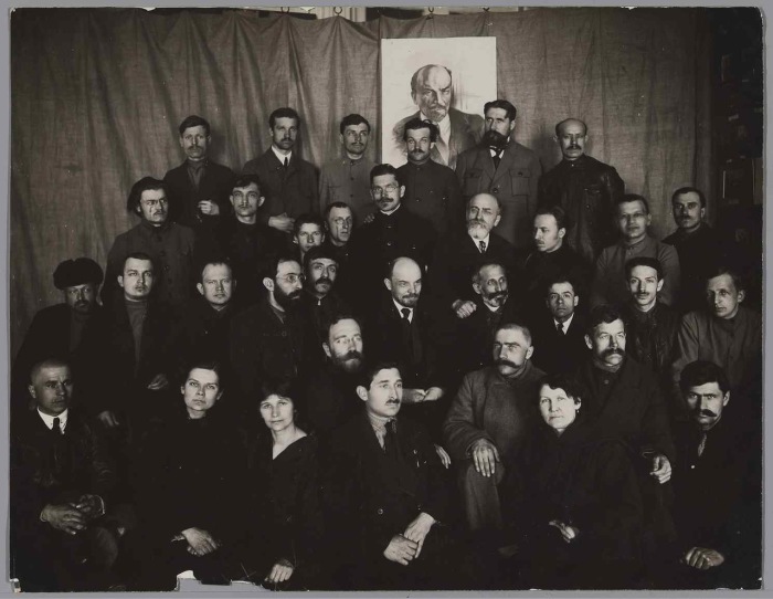 Делегаты на втором конгрессе Коммунистического интернационала в 1920 году.