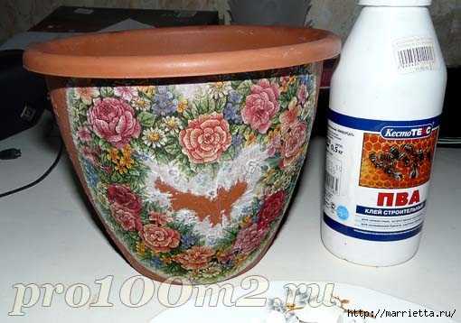 Мозаика из яичной скорлупы. Цветочный горшок Мозаика из яичной скорлупы. Цветочный горшок мастер класс